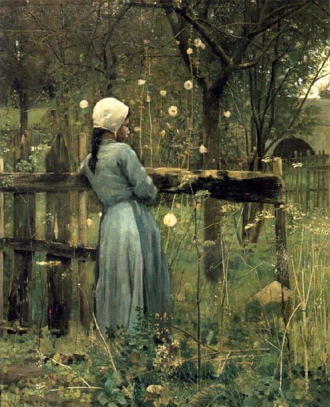 A Girl in a  Meadow, William Stott of Oldham